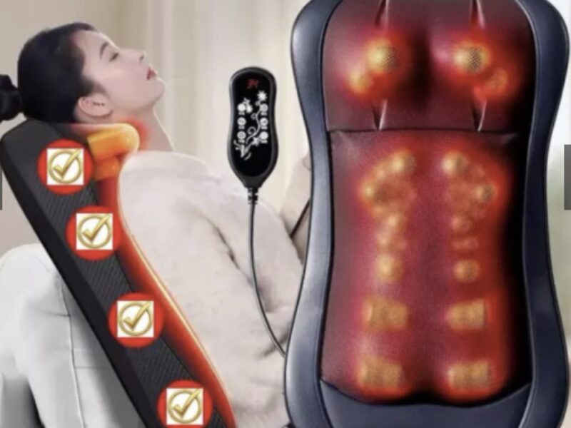 Масажер для спини, міні масажна накидка, масажер для шиї, спини, плечей, попереку