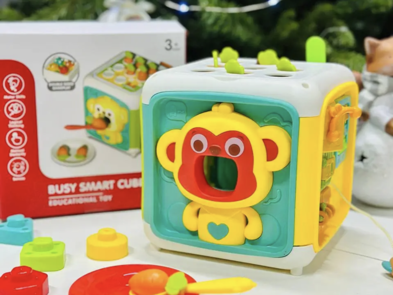 Розвиваючий куб , куб-сортер , куб, бізікуб , мультибокс, город, гра-нагодуй мавпу,геометрика, куб для найменших