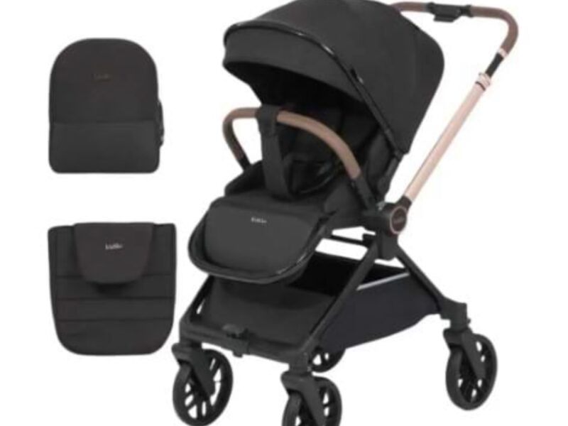 Коляска Дитяча универсальная 2в1 бренд Kidilo D900 black