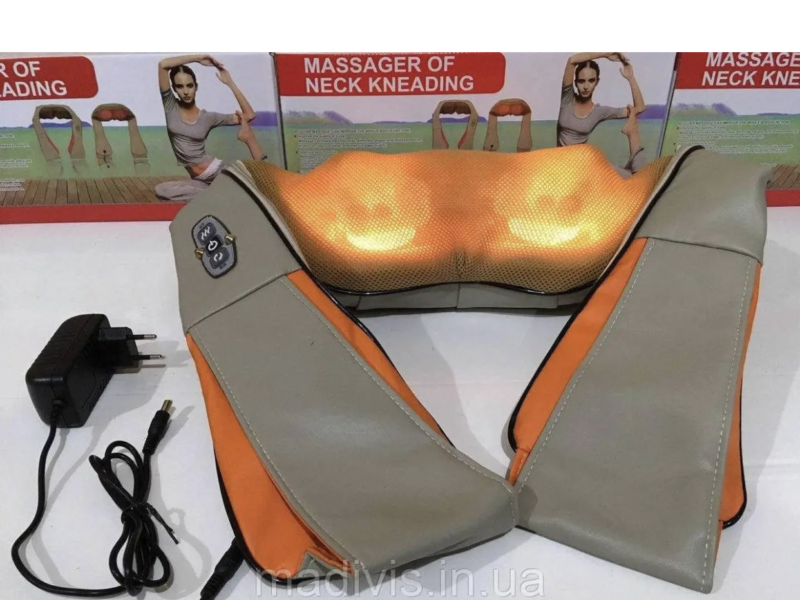Масажна накидка масажер, Масажер для спини та шиї електричний ручний, VLT
