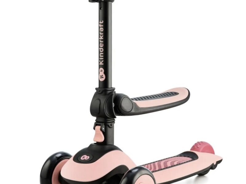 Самокат-беговел Kinderkraft Halley Rose Pink розовый KRHALL00PNK0000