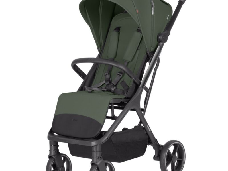 Carrello Nova Plus 2025 CRL-5524 прогулочная коляска с автоматическим складыванием (увеличенные колеса, чехол на ножки с молнией) • Marengo Grey