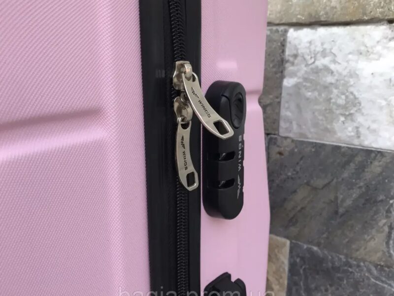 Валіза дорожня L Велика 97л BLOOM РОЖЕВА 75х50х30см Дорожній чемодан на 4х колесах