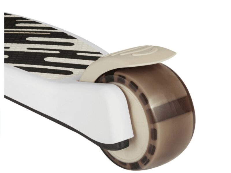 Lionelo Franky детский самокат 2 в 1 со съемным сиденьем, корзиной для мелочей, большие колеса с подсветкой • Beige