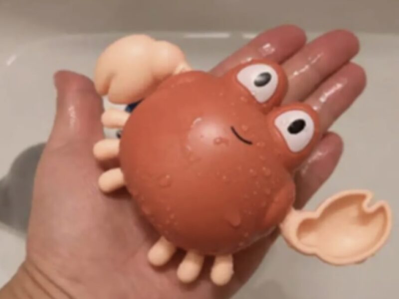 Заводна дитяча іграшка для купання у ванній Краб червоний Код: 1П1013-059-00