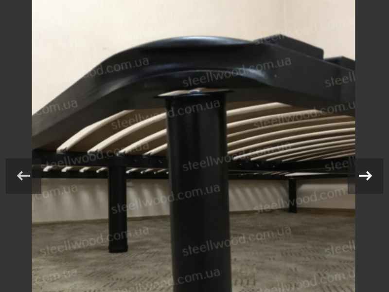 Вкладний каркас для ліжка двоспальний 160х200 з ніжками без посилення (6 ніг)