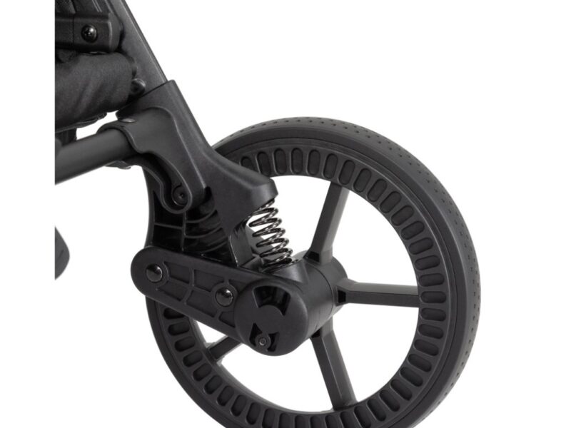 Carrello Nova Plus 2025 CRL-5524 прогулочная коляска с автоматическим складыванием (увеличенные колеса, чехол на ножки с молнией) • Marengo Grey