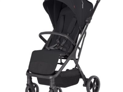 Carrello Nova Plus 2025 CRL-5524 прогулочная коляска с автоматическим складыванием (увеличенные колеса, чехол на ножки с молнией) • Marengo Grey