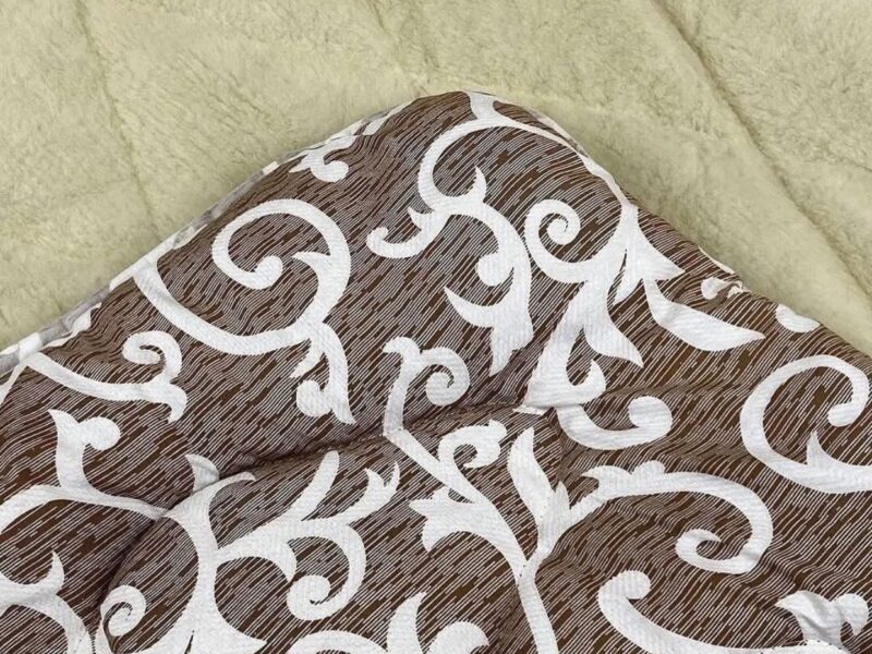 Ковдра зимова з відкритим хутром полікоттон Євро Розмір 200х215 см ±5%