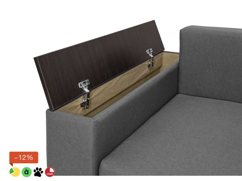 Диван Фаворит (235 × 98 см, серый) IMI