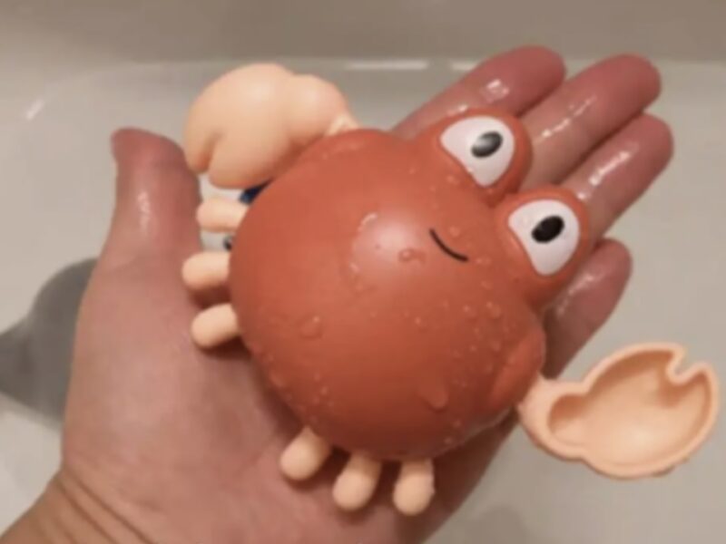 Заводна дитяча іграшка для купання у ванній Краб червоний Хіт продажу! Код: 4П1013-059-00