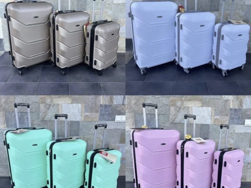 Чемодан дорожній Вализа на 4 колеса Польща