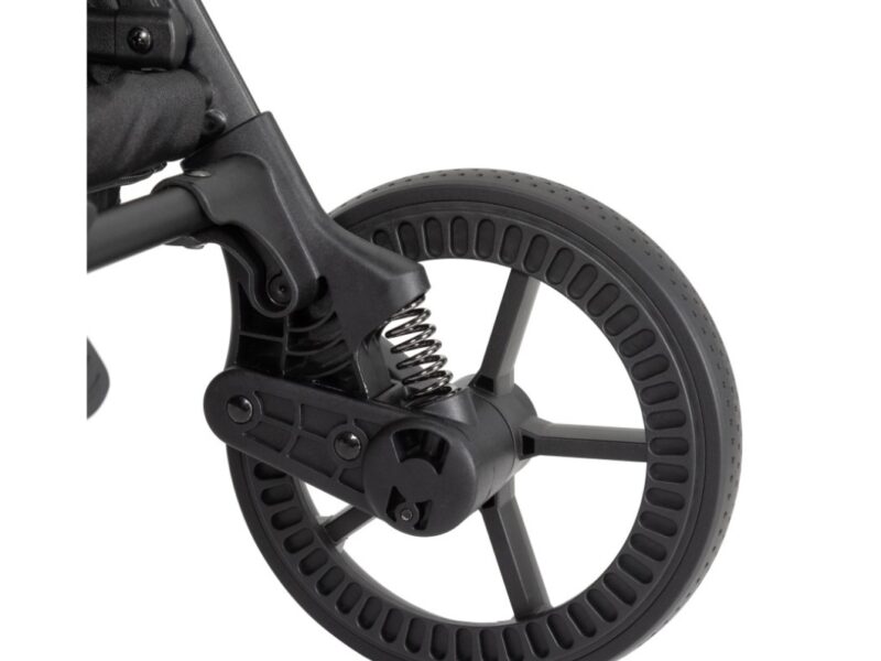 Carrello Nova Plus 2025 CRL-5524 прогулочная коляска с автоматическим складыванием (увеличенные колеса, чехол на ножки с молнией) • Marengo Grey