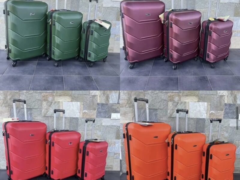 Чемодан дорожній Вализа на 4 колеса Польща