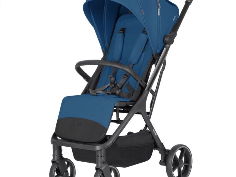 Carrello Nova Plus 2025 CRL-5524 прогулочная коляска с автоматическим складыванием (увеличенные колеса, чехол на ножки с молнией) • Marengo Grey