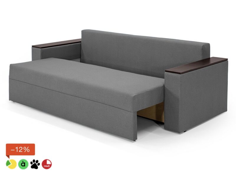 Диван Фаворит (235 × 98 см, серый) IMI